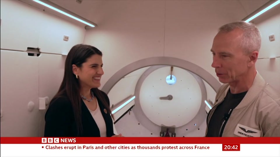 Broadcast still at 12m. BBC News, Newscast, 24 October 2026.