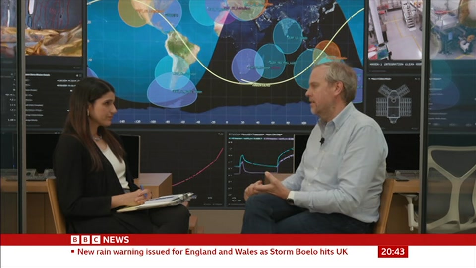 Still from BBC News at 13:30