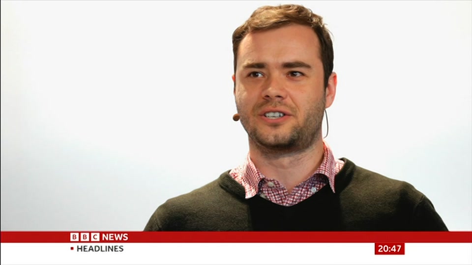 Still from BBC News at 17:00