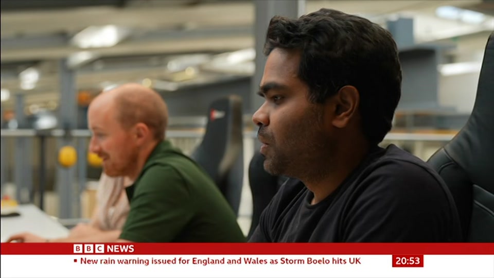 Broadcast still at 23m 30s. BBC News, Newscast, 24 October 2026.