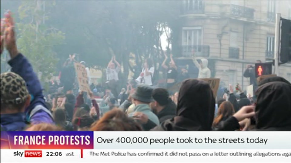 Still from Sky News at 6:30