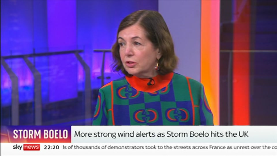 Still from Sky News at 20:00