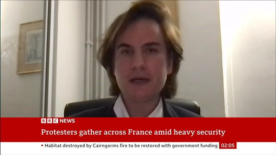 Still from BBC News at 5:00