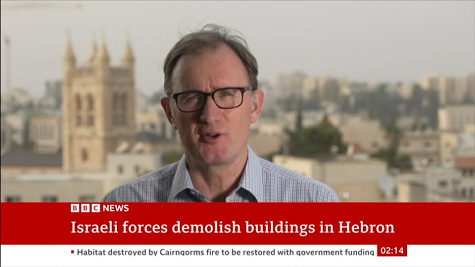Broadcast still at 14m. BBC News, 25 October 2026.