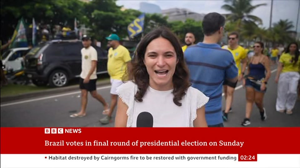 Broadcast still at 24m 30s. BBC News, 25 October 2026.