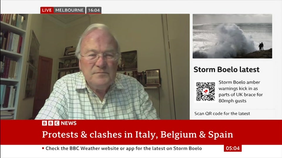Broadcast still at 4m. BBC News, 25 October 2026.