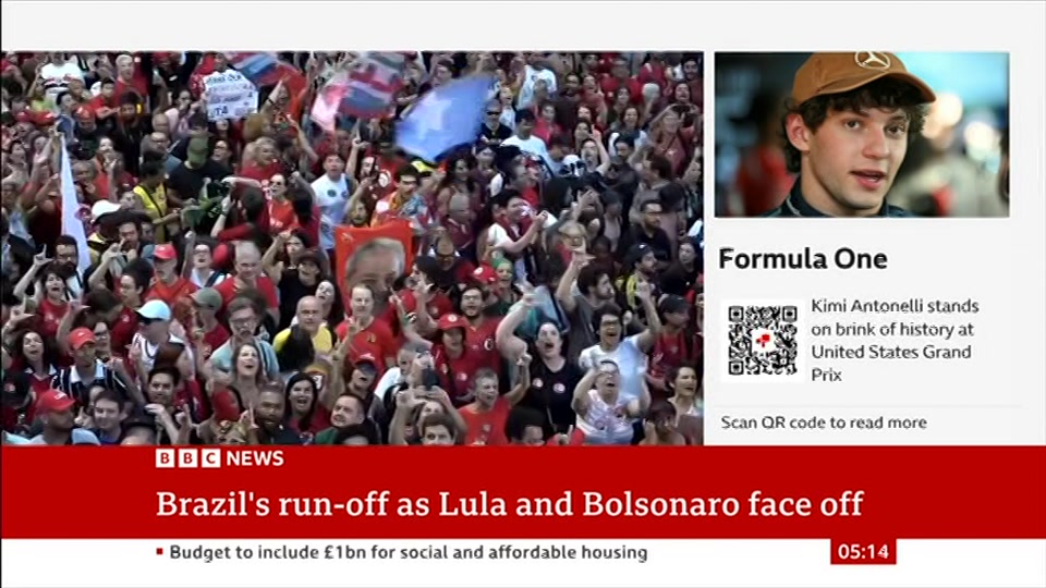 Still from BBC News at 14:00