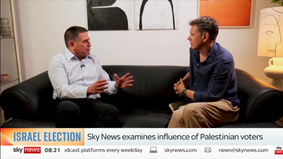 Still from Sky News at 21:00
