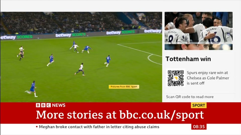 Still from BBC News at 5:30