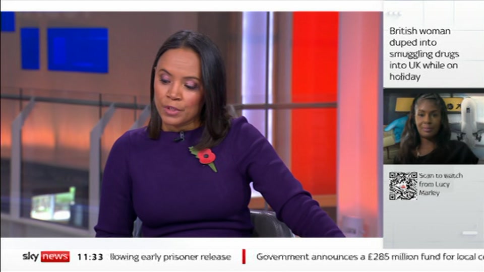 Still from Sky News at 3:00