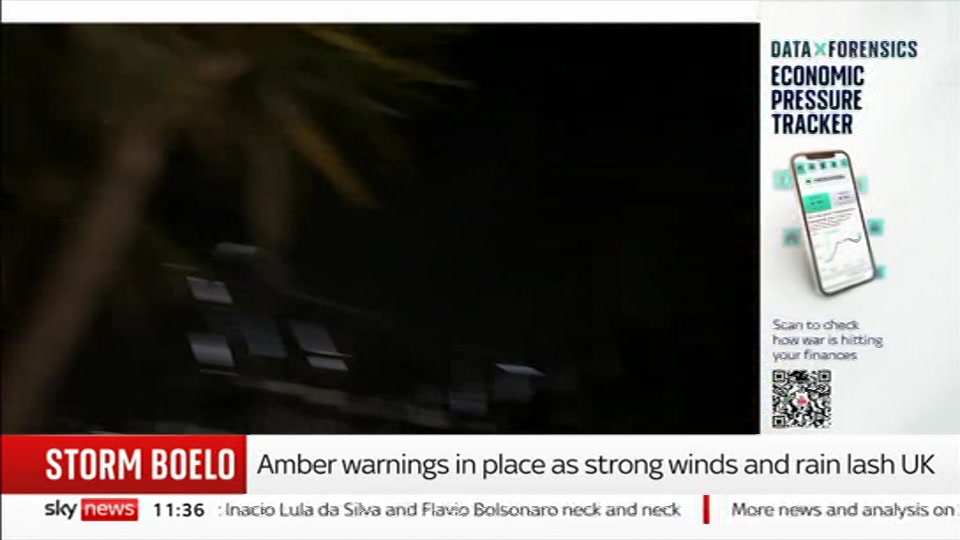 Broadcast still at 6m. Sky News, Sky News Today With Matt Barbet, 25 October 2026.