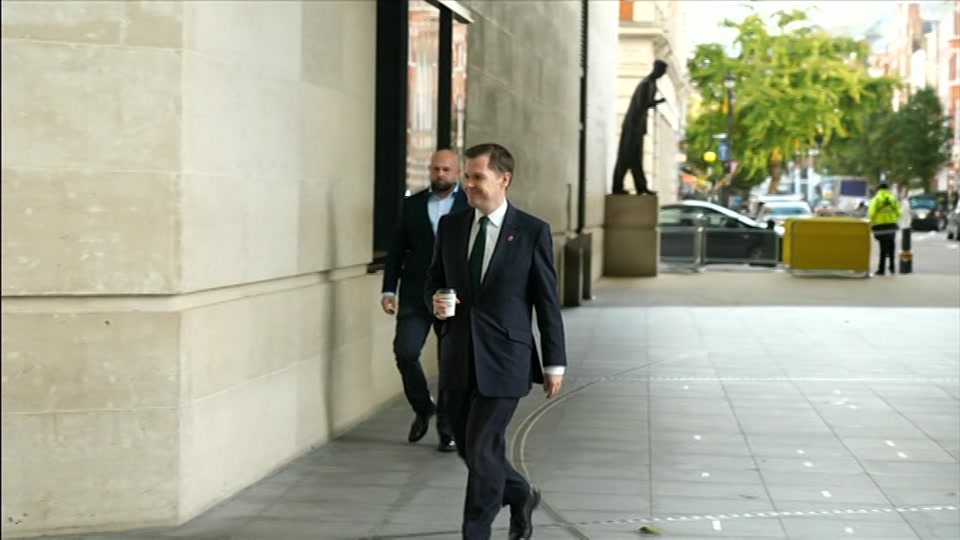 Broadcast still at 6m 30s. BBC One, BBC News, 25 October 2026.