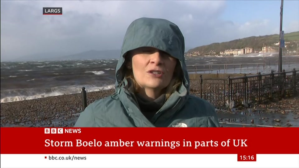 Broadcast still at 16m 30s. BBC News, 25 October 2026.