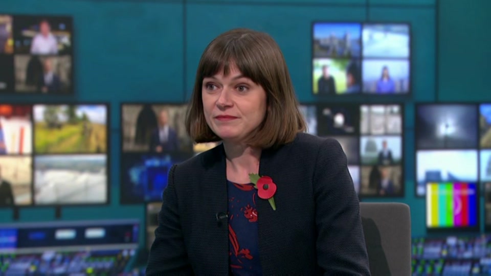 Broadcast still at 11m. ITV, ITV Evening News, 25 October 2026.