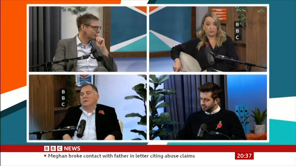 Still from BBC News at 7:00