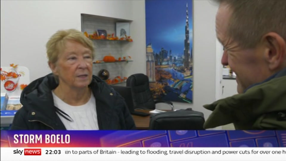 Still from Sky News at 3:00