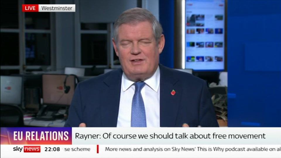 Still from Sky News at 8:00
