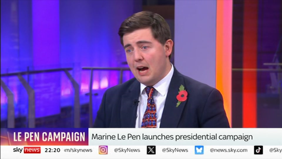 Still from Sky News at 20:00