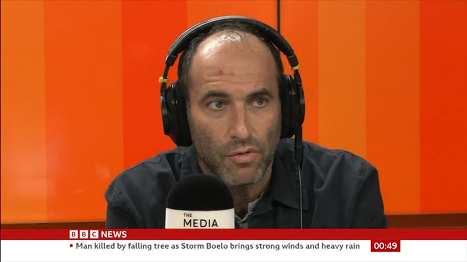 Still from BBC News at 19:30