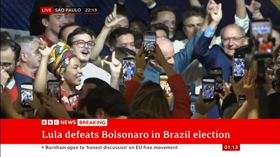 Broadcast still at 13m 30s. BBC News, 26 October 2026.
