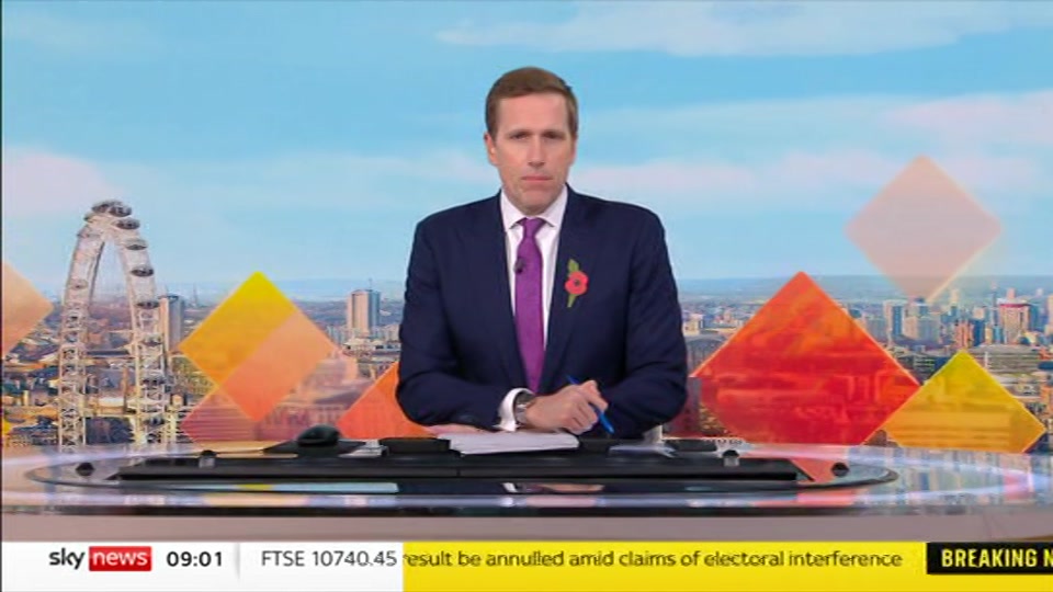 Still from Sky News at 1:00