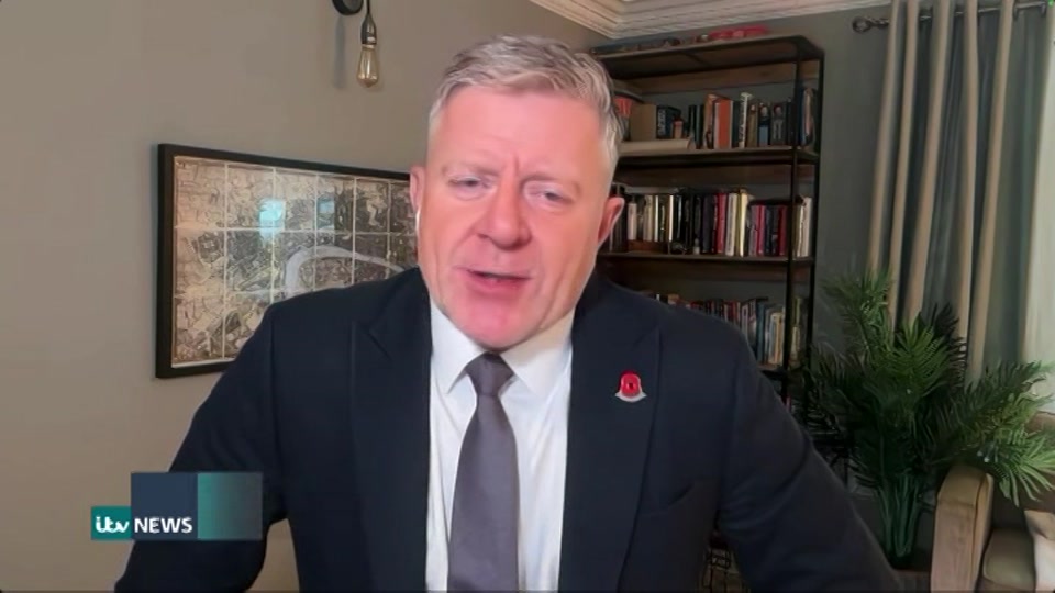 Broadcast still at 5m. ITV, ITV Lunchtime News, 26 October 2026.