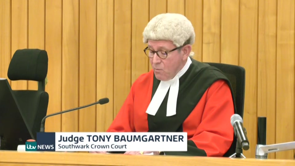 Broadcast still at 10m. ITV, ITV Lunchtime News, 26 October 2026.