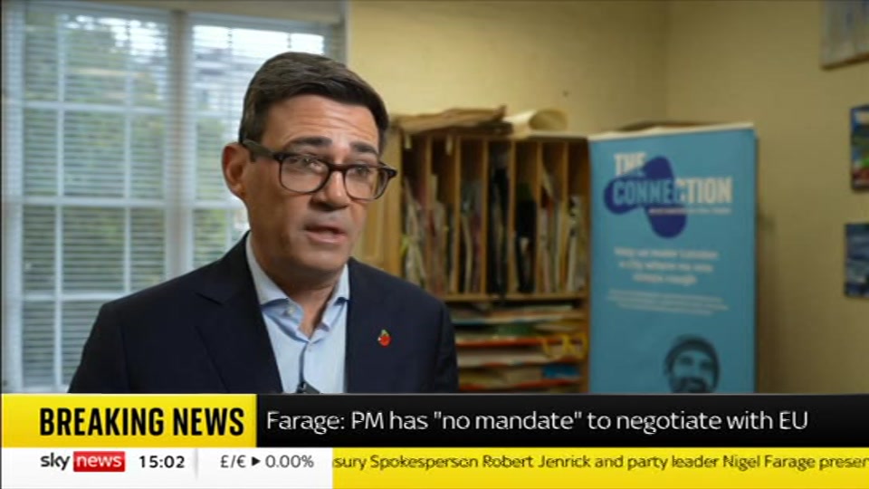 Broadcast still at 2m 30s. Sky News, Sky News Today with Jayne Secker, 26 October 2026.