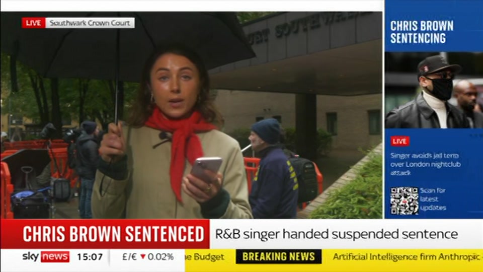 Broadcast still at 7m. Sky News, Sky News Today with Jayne Secker, 26 October 2026.
