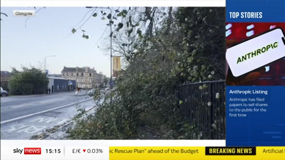 Still from Sky News at 15:30