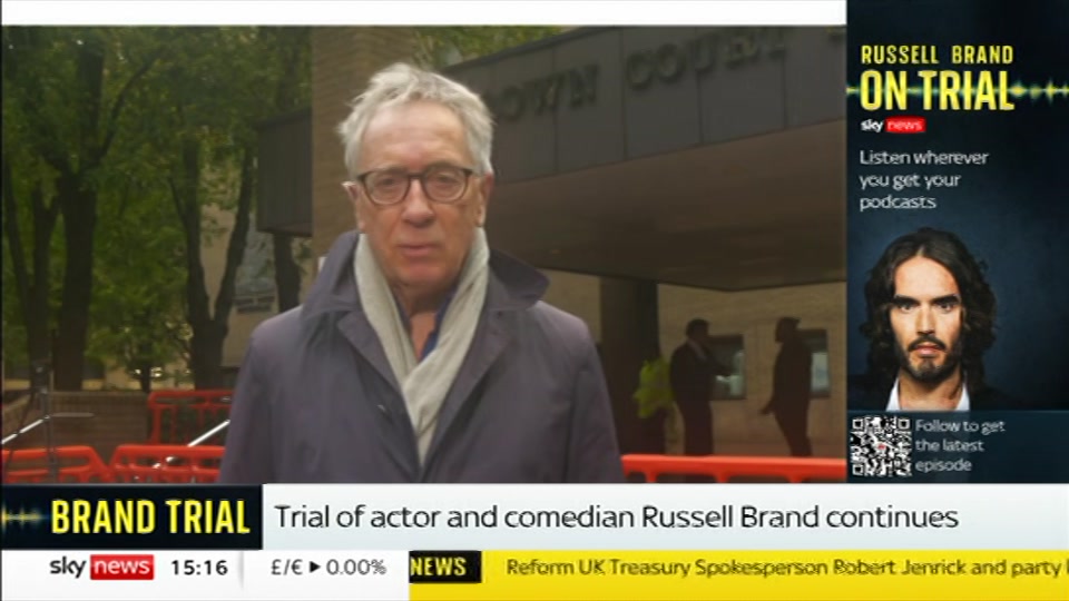 Broadcast still at 16m 30s. Sky News, Sky News Today with Jayne Secker, 26 October 2026.