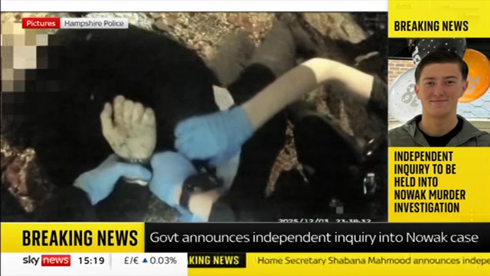 Still from Sky News at 19:30