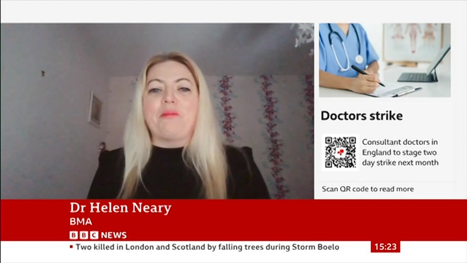 Still from BBC News at 23:00