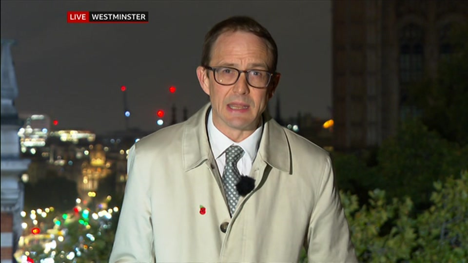 Broadcast still at 14m 30s. BBC One, BBC News, 26 October 2026.