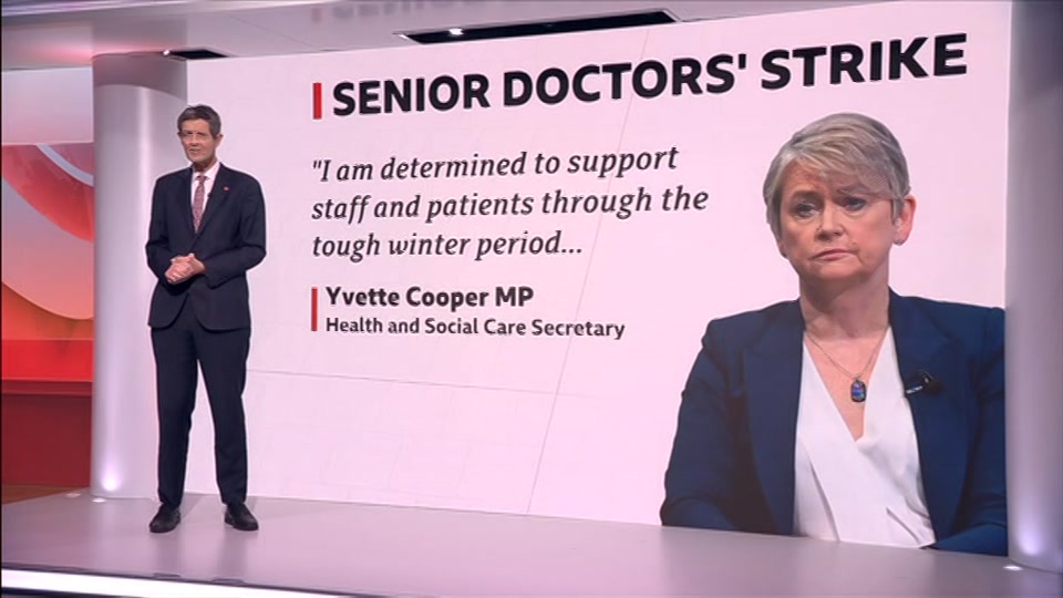 Broadcast still at 17m 30s. BBC One, BBC News, 26 October 2026.