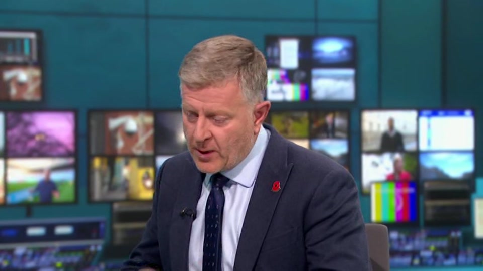 Broadcast still at 17m 30s. ITV, ITV Evening News, 26 October 2026.