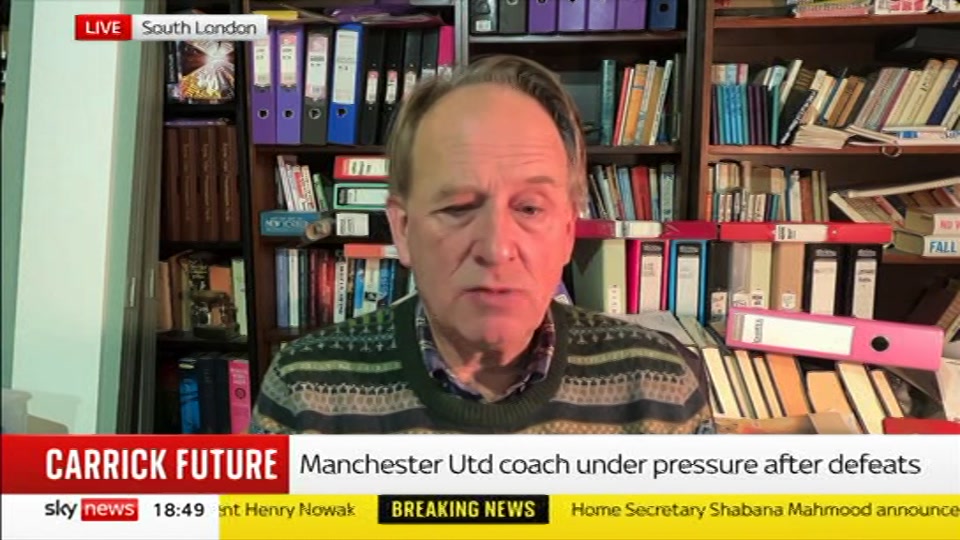 Still from Sky News at 19:00