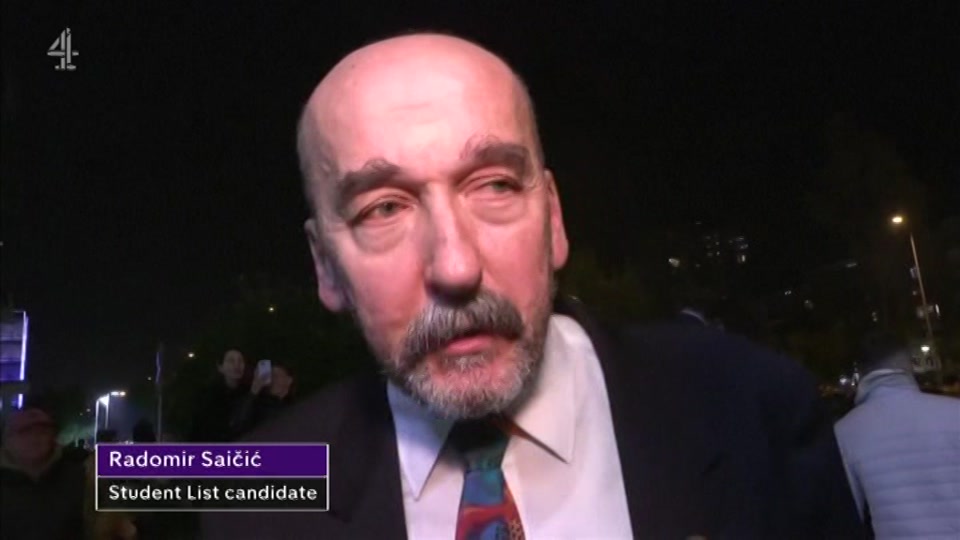 Broadcast still at 12m 30s. Channel 4, Channel 4 News, 26 October 2026.