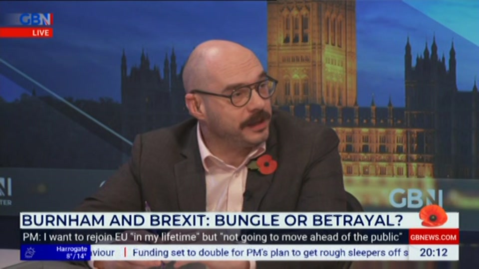 Still from GB News at 12:00