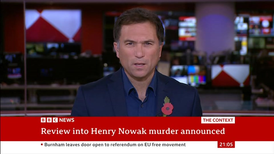 Still from BBC News at 5:00