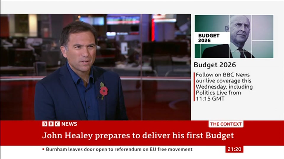 Still from BBC News at 20:30