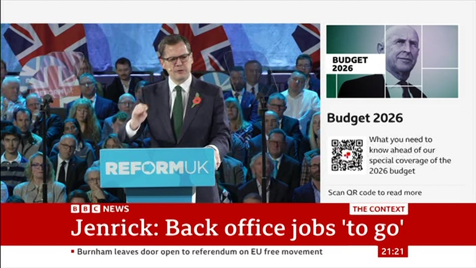 Still from BBC News at 21:30
