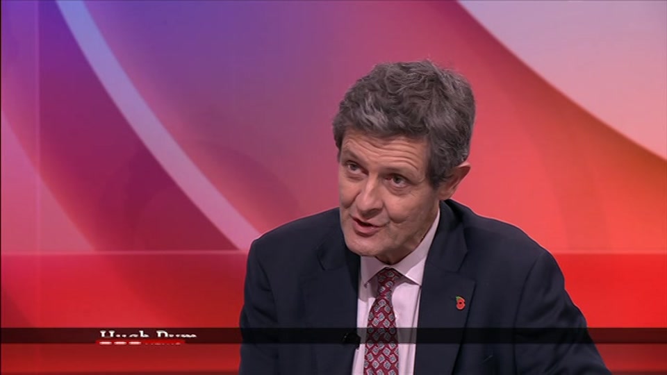 Broadcast still at 9m 30s. BBC One, BBC News and Weather, 26 October 2026.