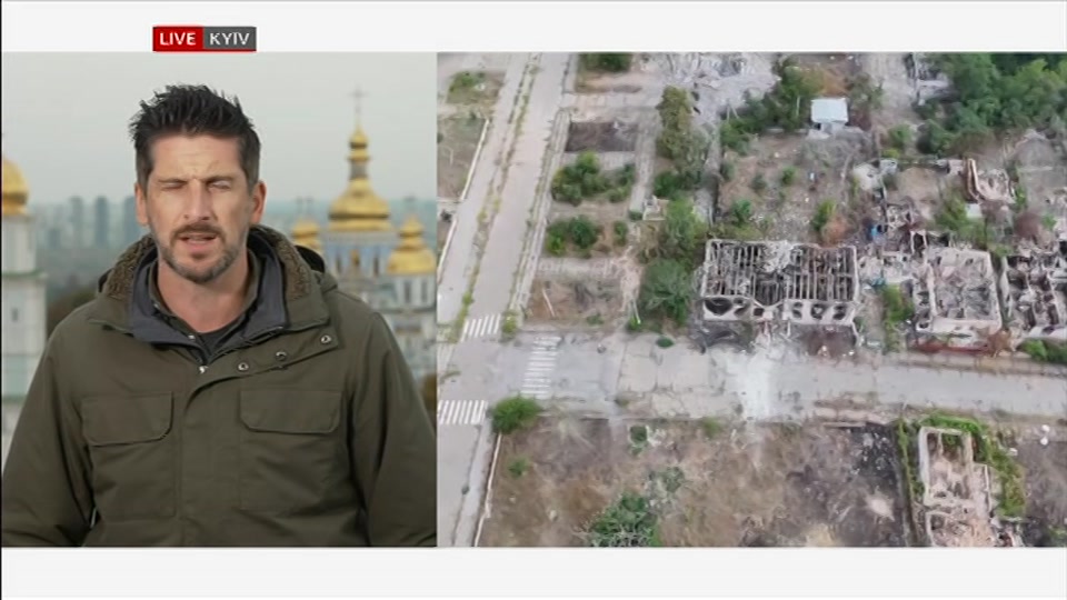 Broadcast still at 25m 30s. BBC One, BBC News at One including, 27 October 2026.