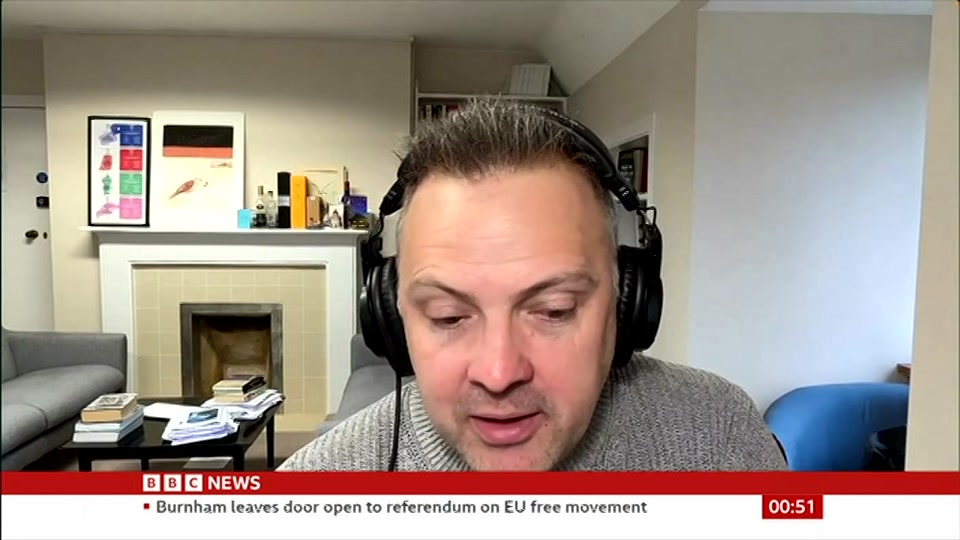 Still from BBC News at 21:00