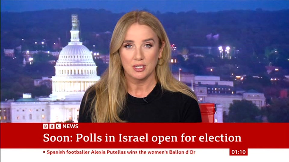 Broadcast still at 10m 30s. BBC News, 27 October 2026.