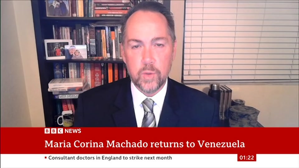 Broadcast still at 22m. BBC News, 27 October 2026.