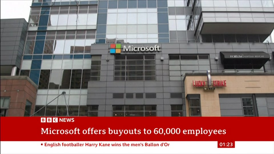 Still from BBC News at 23:30