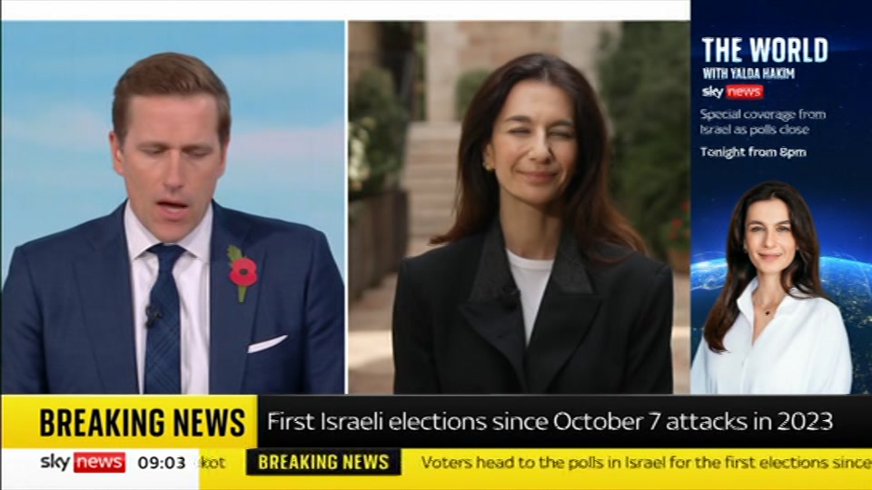 Still from Sky News at 3:30
