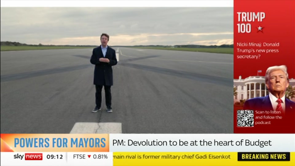 Broadcast still at 12m. Sky News, Mornings with Ridge and Frost, 27 October 2026.